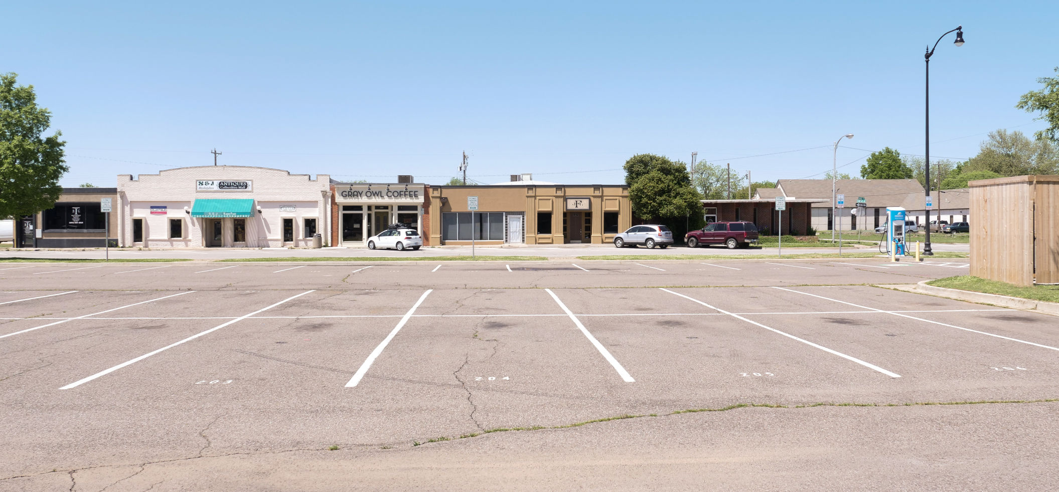 Gray Street parking lot